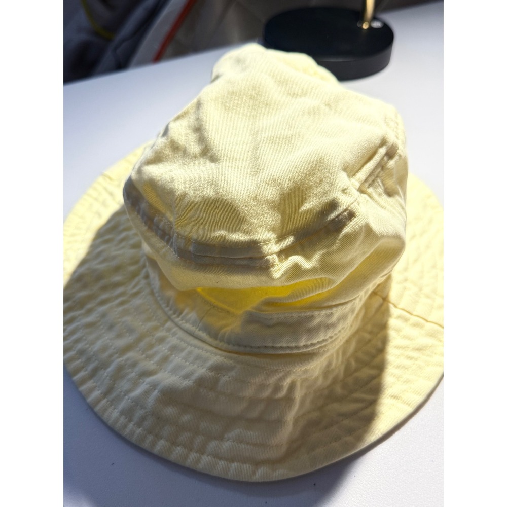 Tna Bucket Hat Womens S/M Yellow Excellent Premium Headwear Cotton Twill Sun Hat